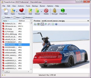 pajpeg PowerArchiver with ZIPX Jpeg support