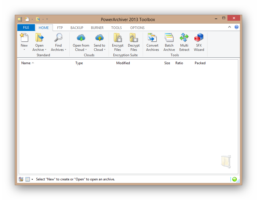 PowerArchiver 2013 PowerArchiver 2013 - New Interface